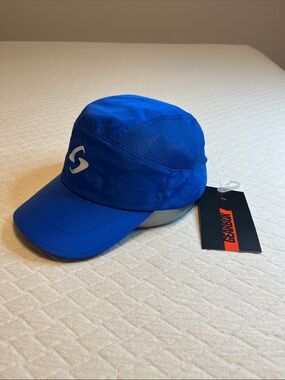 Gearbox NWT Court Cap Royal Blue Performance Running/tennis Cap, osfm